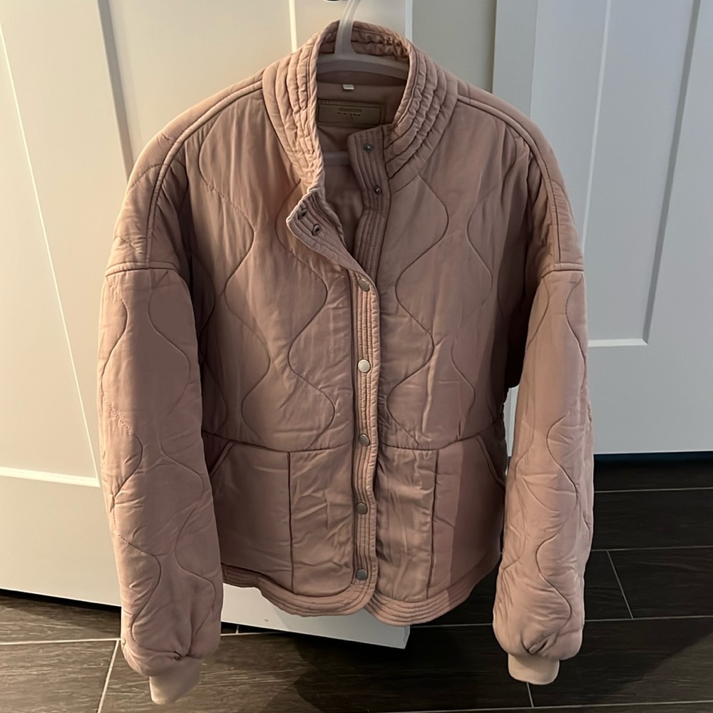 Blank NYC Dusty Pink Quilted Jacket
